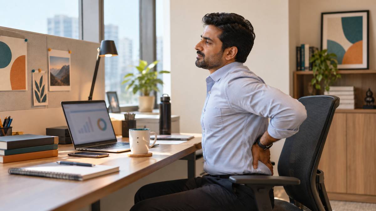 Long hours sitting at a desk